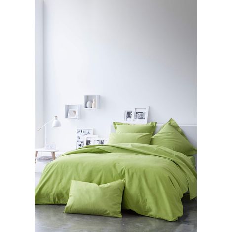 Housse de Couette 240x260, 100% Coton, Fougère (1/3)