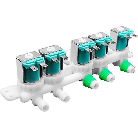 Vanne d'entrée d'eau pour lave-linge compatible avec Samsung WA48H7400AW/A2 WA50M7450AW/A4 WA52M7750AV/A4 WA54M8750AV/A4 WA52M8650AV (1/5)