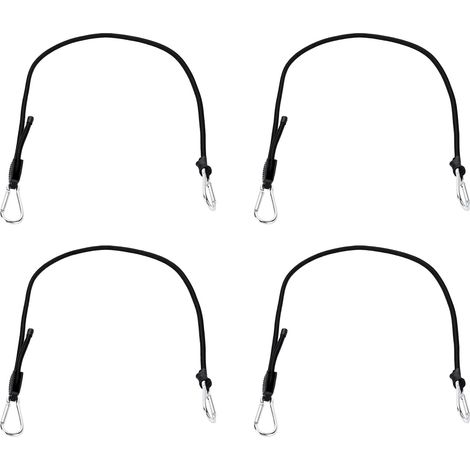 Lot de 4 sangles de tension robustes et réglables pour filet de volley-ball, idéales pour une utilisation en extérieur. (1/5)