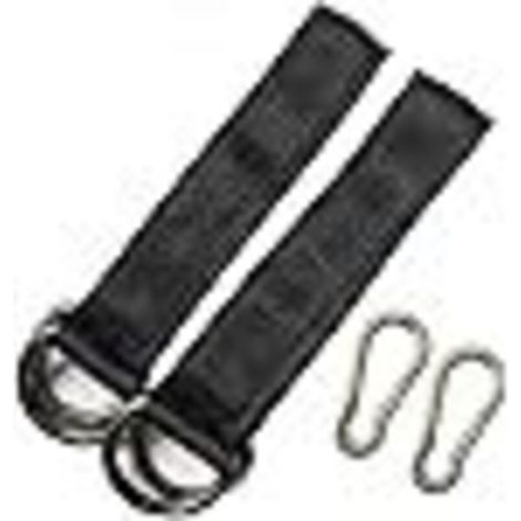 2 Pièces Sangles de Balançoire D'arbre Sangles Suspendues Accessoires de Balançoire Kit de Suspension pour Balançoire D'arbre de 25 cm Sangles Lourde Suspension avec 2 Crochets Mousquetons (1/5)