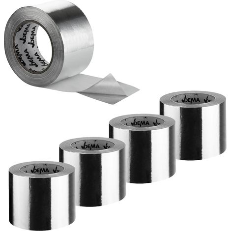 5x Alu Klebeband Aluminiumband Aluminium Rolle Aluband 100 mm x 50 m Band Isolierung (1/3)