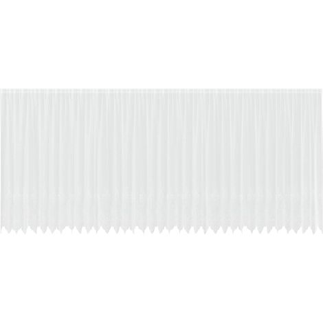 Maison Exclusive - Spitzenvorhang mit Vorhängen Weiß 900 x 240 cm