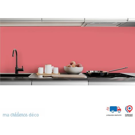 Crédence : Vieux rose RAL 3014 - Alu composite - 120 - 60 (1/3)