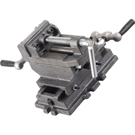 Étau d'établi 3 pouces, bride plate croisée, outil de fixation pour maintenance mécanique, perçage et fraisage, étau de précision robuste (1/5)