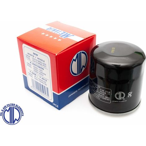 Filtro de aceite Miwa HF303 para Honda, Kawasaki, Polaris y Yamaha (50 unidades).