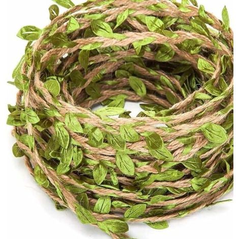 Promotion, Guirlande À Feuilles Artificielles - 20m - Décoration Murale Rustique En Feuillage Artificiel Style Liane De Jungle Pour Jardin Ou Mariage (1/5)