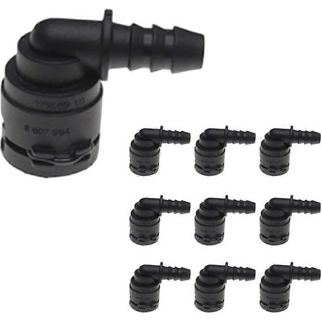 8607964 NW6 90℃ Lot de 10 raccords de tuyau de chauffage, compatibles avec les raccords de tuyau de radiateur (1/5)