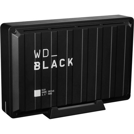 Western Digital D10 disco duro externo 8 TB 7200 RPM 3.2 Gen 2 (3.1 Gen 2) Negro, Blanco (1/4)