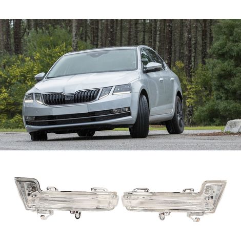 (T06) Die dynamischen LED-Positionsleuchten und Blinker für die Rückspiegel (links + rechts, 1 Paar) sind für den SKODA OCTAVIA 5E 2013-2019 geeignet. (1/5)