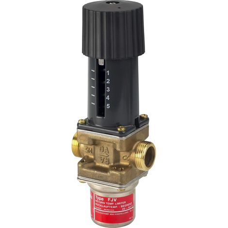 Danfoss Limitatore di temperatura di ritorno FJV DN15, Rp1/2, 20 - 60 C, Kvs 1,5, 003N2250