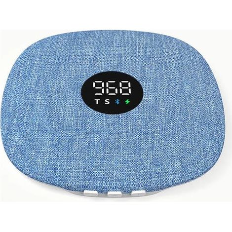 Oreiller avec enceinte à conduction osseuse Bluetooth, enceinte pour dormir, autonomie de 16 heures, compatible avec les cartes TF, profitez d'une musique douce sans écouteurs. (1/5)