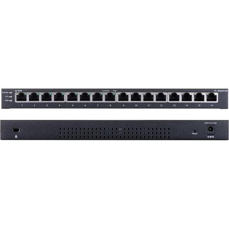 TP-Link TL-SG2016P - 16-Port-Gigabit-PoE-Switch (1/5)
