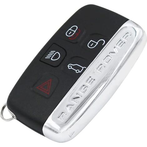Coque de clé à Distance Fob 5 Boutons pour Land Rover Range R0ver Sport LR4 Evoque côté avec Mots (1/4)