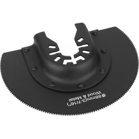 Lame De Scie Oscillante En Acier Rapide - Dureté 61-64 Hrc - Pour Bois Plastique Métal - Diamètre 88 Mm (1/5)