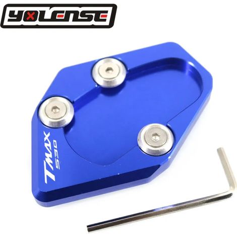 (Bleu) Compatible avec YAMAHA TMAX530 T-MAX530 TMAX 530 T-MAX 2015 2016 - Béquille latérale, extension et support - Maxpower (1/4)