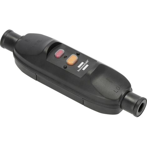 Brennenstuhl 1290720011 Interrupteur intermédiaire - protection des personnes PRCD 230 V noir IP66 (1/4)