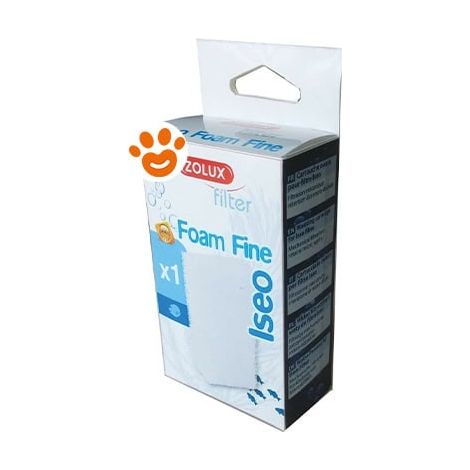 Zolux Foam Fine Iseo - Confezione 1 Pezzo - ACCESSORI Acquari