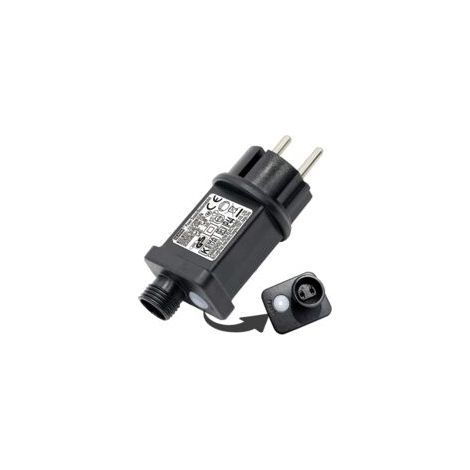 Lot de 2 Clignoteur pour Guirlande lumineuse 31V 6W Prise Clignotante,LED 31V, Transformateur LED,8 Modes avec Fonction,Étanche IP44,Minuterie,pour Éclairage de Noël,Sapin Lumineuse,Rideau Lumineux (1/5)