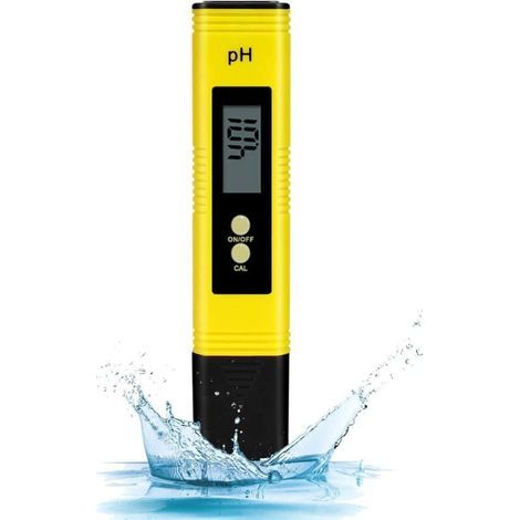 Pool Digital,esteur de qualité de l'eau, Ph Metre Electronique, Testeur pH Mètre PH Metre Electronique avec écran LCD Test de pH pour Piscines Testeur Piscine Testeur Spa Plage de Mesure de 0 à 14 pH (1/4)