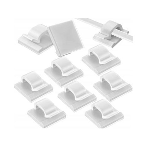 CLIPS DE MONTAJE DE CABLE 10 PIEZAS KD10084