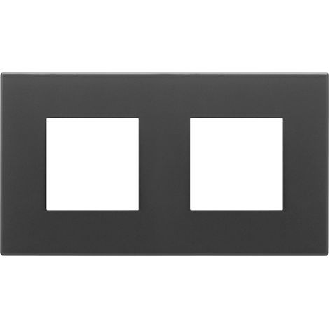 VIMAR - 22643.73 Placca 4M (2+2)int71 nero satinato