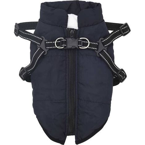 Manteau pour chiens avec harnais imperméable réfléchissant L36 CFW72772 (1/5)