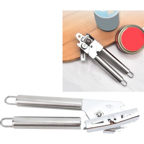Ouvre-boîte ménager, couteau à boîte en acier inoxydable, modèle entièrement en acier inoxydable. (1/5)