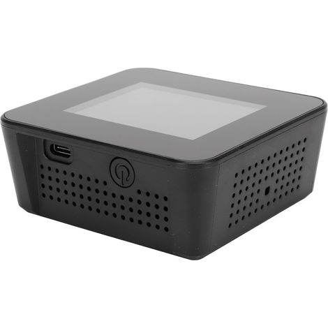 Détecteur de CO2 9 en 1, rechargeable par USB, portable, surveillance en temps réel, 5 V, 1 A, PM2.5, PM1.0, niveau d'humidité, PM10 (1/5)