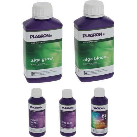 Pack engrais Alga PLAGRON 250ml + stimulants