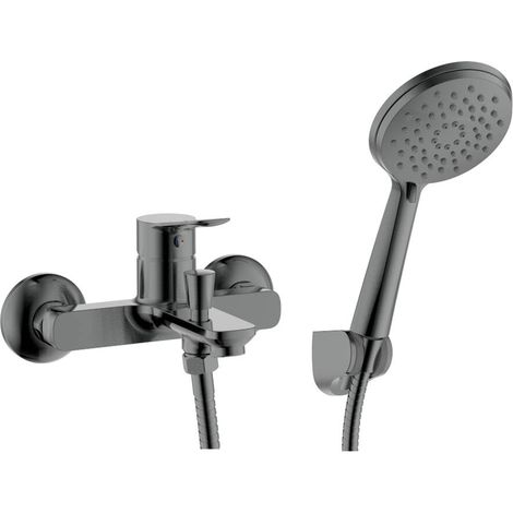 Grupo Bañera Con Kit Ducha Rhio Titanio - GME (1/2)