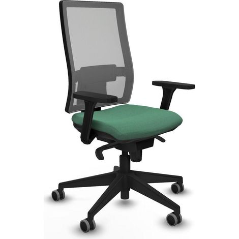 Piqueras y Crespo Horna Chaise de bureau vert émeraude (1/3)