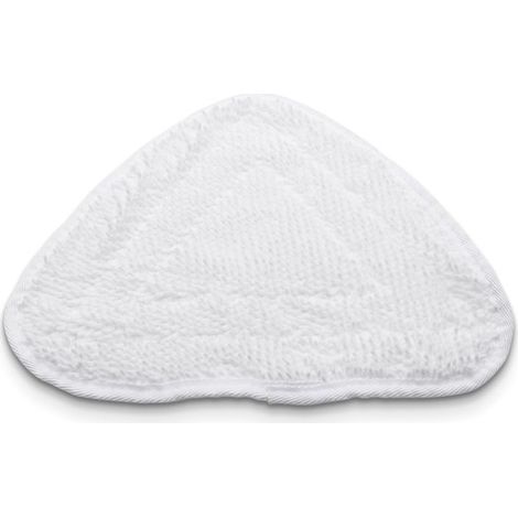 Lot de 5 recharges vadrouille vapeur microfibre blanche lavable machine haute absorption nettoyage sol sans rayures durable (1/5)