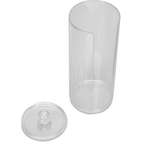 Distributeur de disques de coton transparent, organisateur de disques de coton pour maquillage, porte-disques de coton (1/5)