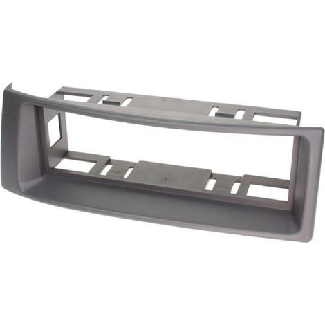Facade Autoradio FA077C compatible avec Renault Megane 1 Scenic 1 96-03 - Anthracite Gris 1Din