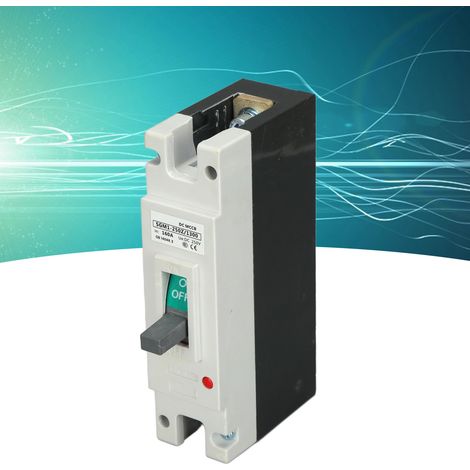 Disjoncteur monophasé 250 V CC, interrupteur MCCB, interrupteur principal pour panneau solaire, interrupteur de protection de batterie 160 A, isolateur (1/5)