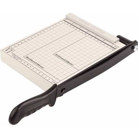 Coupe-papier manuel A5, coupe-papier étudiant/bureau, modèle en acier : format A5 (1/4)