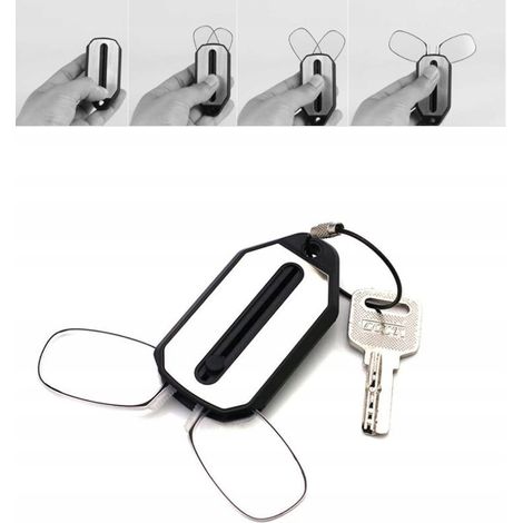 Lunettes de lecture pliables avec porte-clés PROS +2 (1/5)