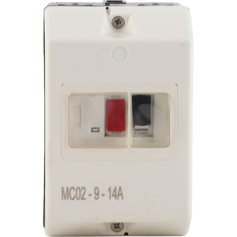 Interrupteur de protection moteur étanche MC02, disjoncteur de protection moteur p55, disjoncteur ABS étanche MC02-9-14a 220 V/380 V