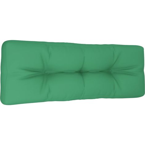 Maison Exclusive - Coussin de palette vert 120x40x12 cm tissu (1/5)
