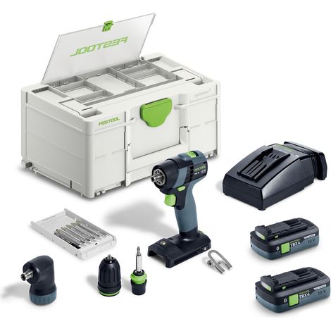 Festool Akku-Bohrschrauber TXS 18 TBX4,0 I-Set, 2x 4,0 Ah TBX und Ladegerät im Systainer (1/5)