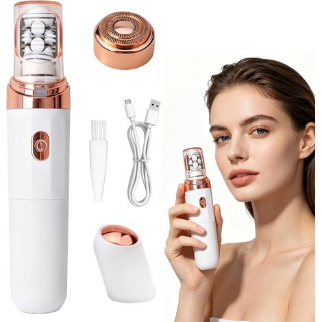 Épilateur visage pour femme - Sans douleur - Rechargeable par USB (1/5)