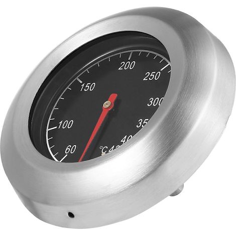 Thermomètre de barbecue iplusmile, grand cadran, acier inoxydable, indicateur de température élevée (1/2)
