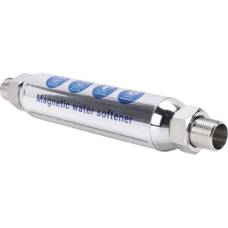 Détartrant pour toute la maison, filetage femelle NPT 3/4 po, inhibiteur de calcaire, adoucisseur d'eau en acier inoxydable pour la maison (1/5)