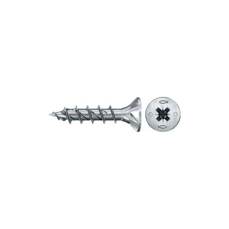 fischer Spanplattenschraube PowerFast FPF II CZF 5,0 x 25 BC 55 Senkkopf Kreuzschlitz PZ Vollgew. - 576714 (1/3)