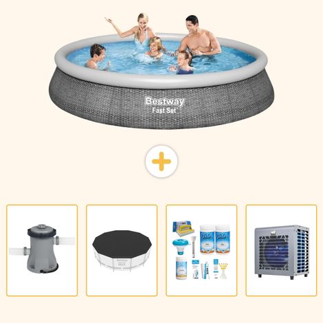 Bestway Bestway Fast Set Ronde - 396x84 cm - 5-pièces S264 (1/5)