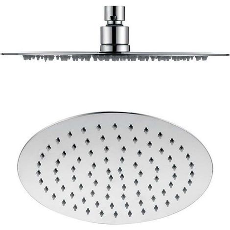 Sapho Slim - Kopfbrause, Durchmesser 25 cm, Edelstahl poliert MS574