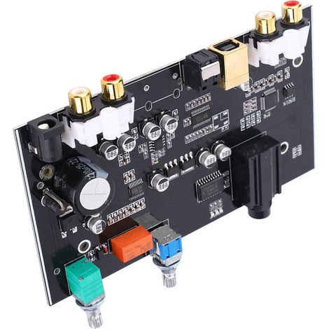 DC12V PCM5100 DAC-Platine mit faseroptischem USB-Verstärker und Lautstärkeregler (1/5)