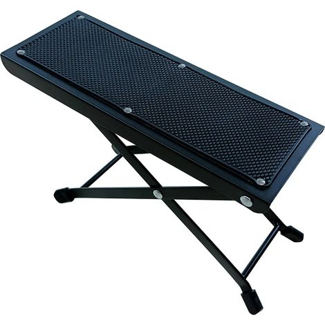 Repose-pieds pour guitare, réglable en hauteur, repose-jambes pliable avec patins antidérapants en caoutchouc, marchepied pour guitaristes classiques (1/5)