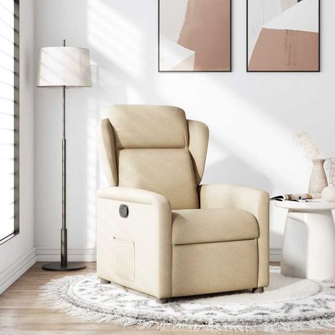 Maison Exclusive - Relaxsessel Creme Stoff