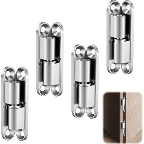 cerniere per porte rimovibili in lega di zinco, cerniere per porte silenziose e robuste con superficie antiruggine, cerniere per porte rimovibili, cerniere per mobili silenziose (1/5)